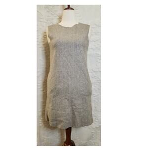 BOHO Casual COS Collection Of Style Wool Tan Dress Size 4 US EUR 36 Cozy Earthy